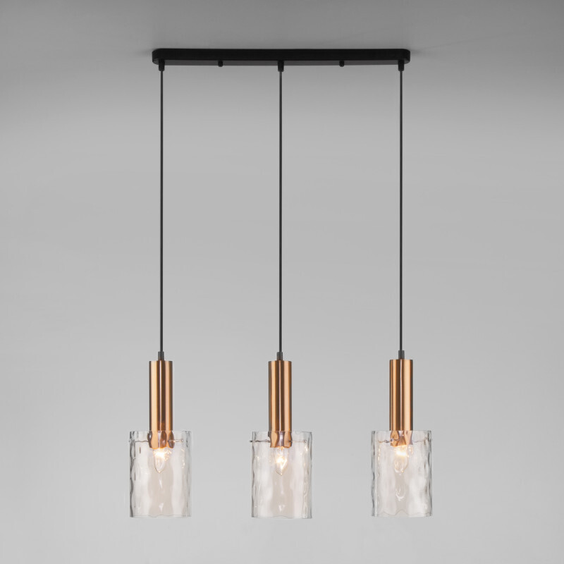 Подвесной светильник Eurosvet 50177/3 черный/бронза