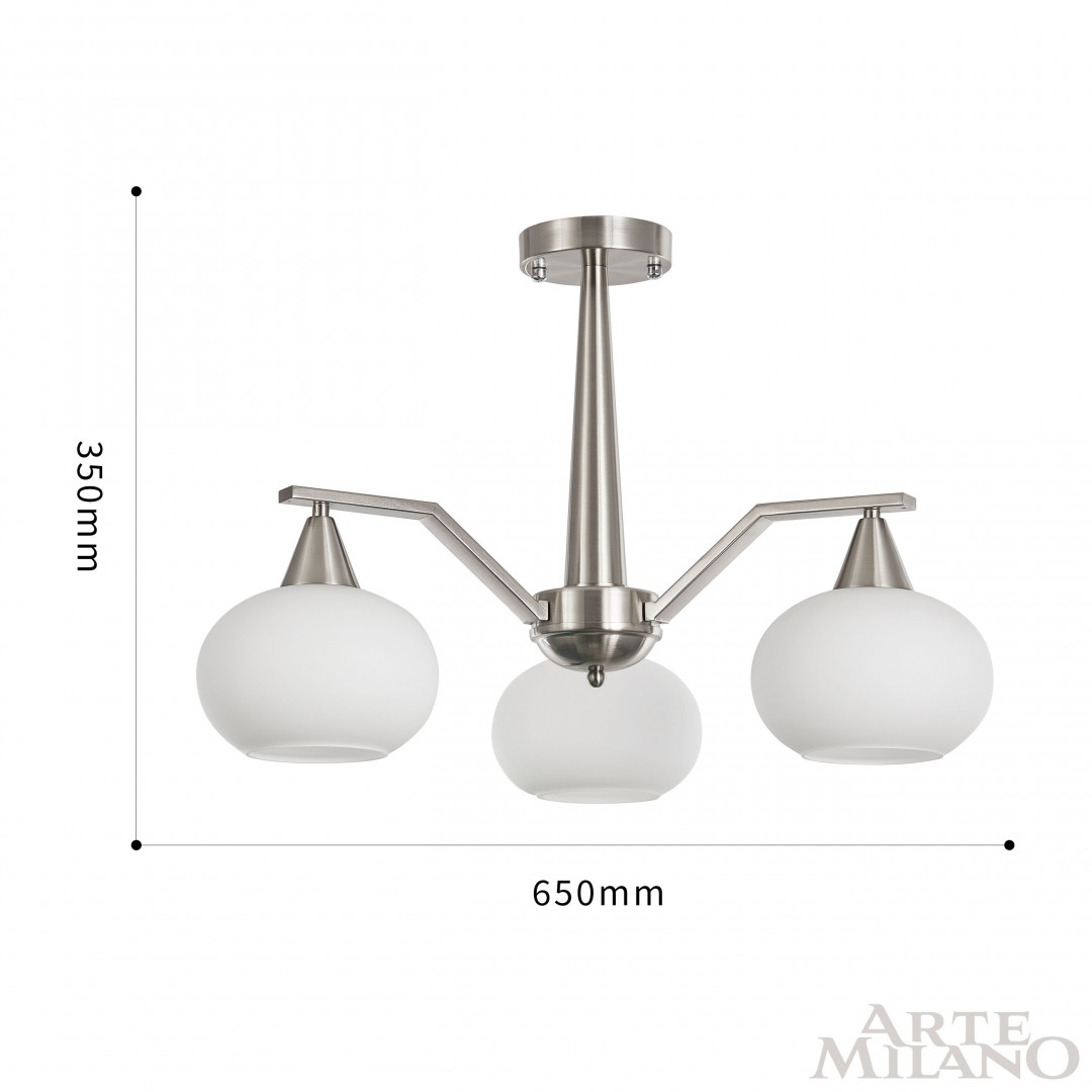 Люстра 279807/3 GR Arte Milano