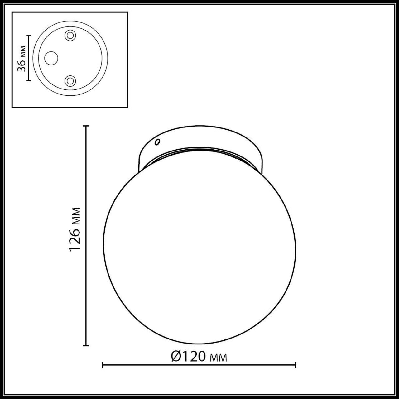 Потолочный светильник Odeon Light 7124/1C