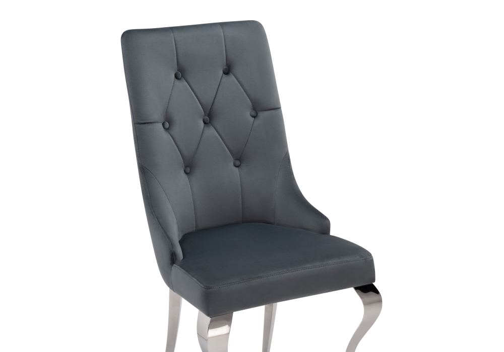 Стул Woodville Viki dark grey / steel 15386