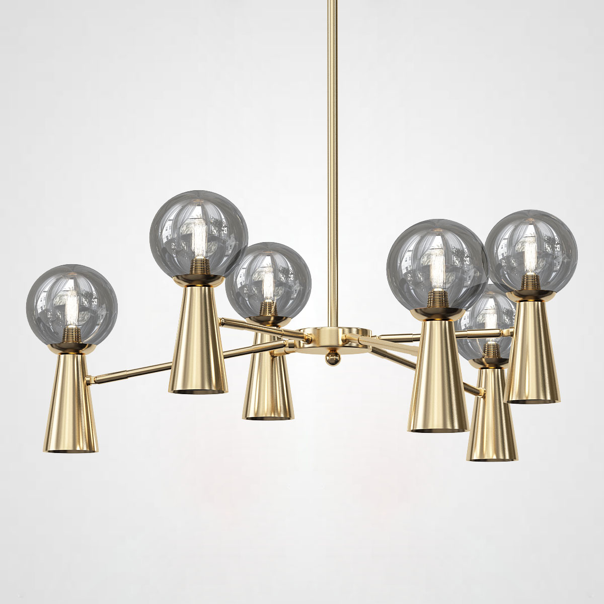 Потолочная люстра ABELINA L12 Gold Grey by ImperiumLoft