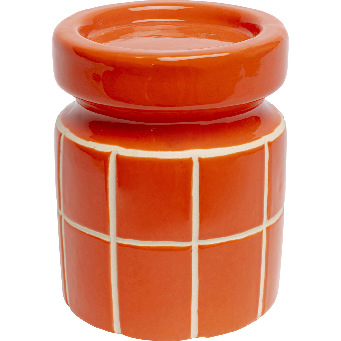 Подсвечник Bliss Tile Orange 14cm KARE 57973