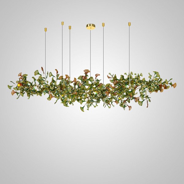 Подвесная люстра ELLING B L250 Green by ImperiumLoft