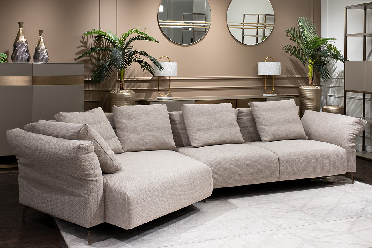 Диван Vigo (двухмодульный) 356(333)*96*75 Garda Decor 58DB-23022
