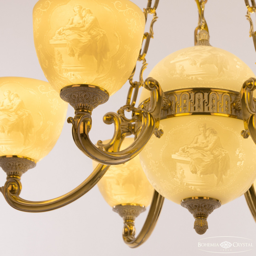 Подвесной светильник бронзовый 72009P/6/175 GW P1 U Pair