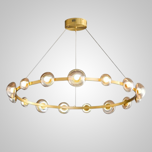 Подвесная люстра BOOSTER D108 Brass by ImperiumLoft
