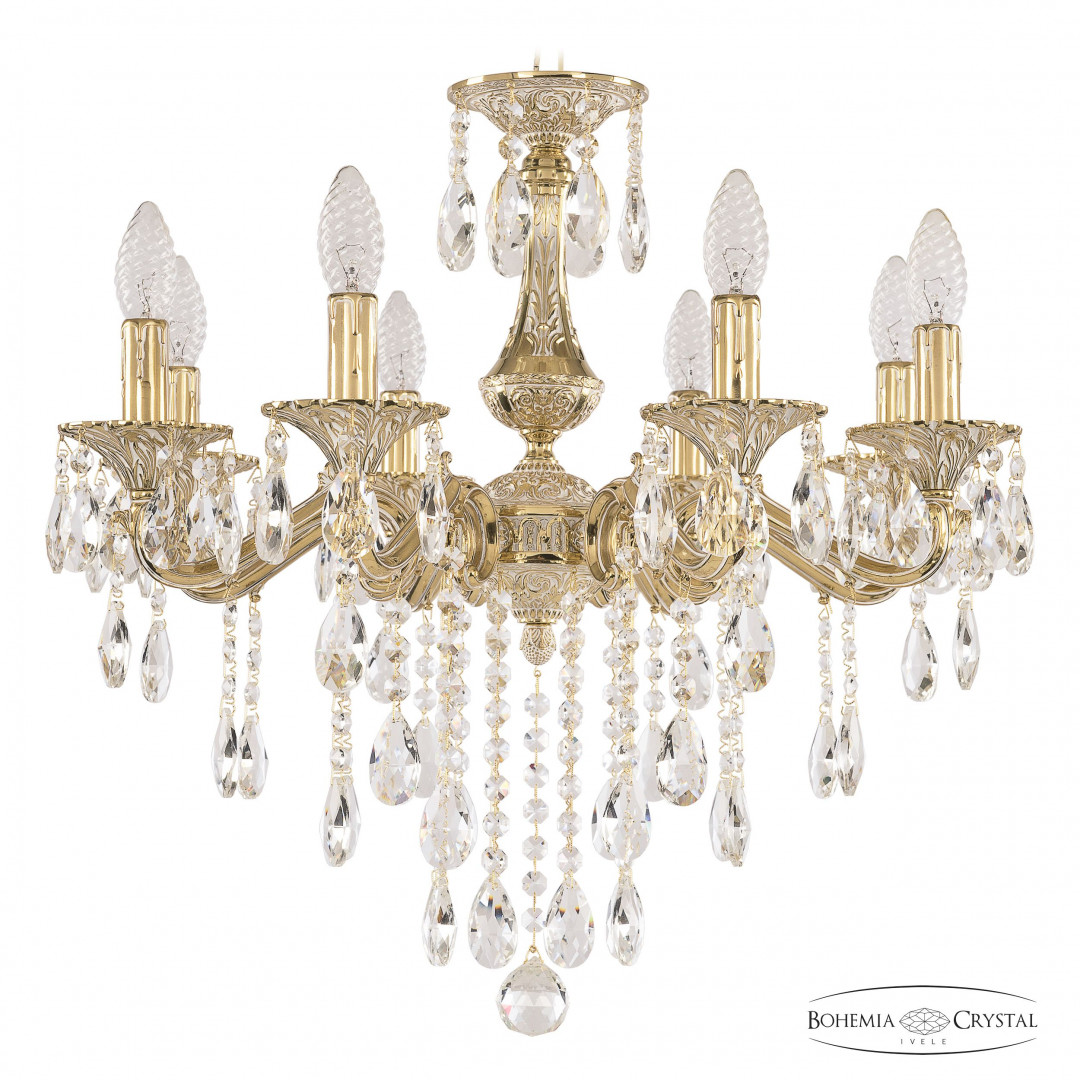 Люстра бронзовая с хрусталём 72102/8/175 B GW