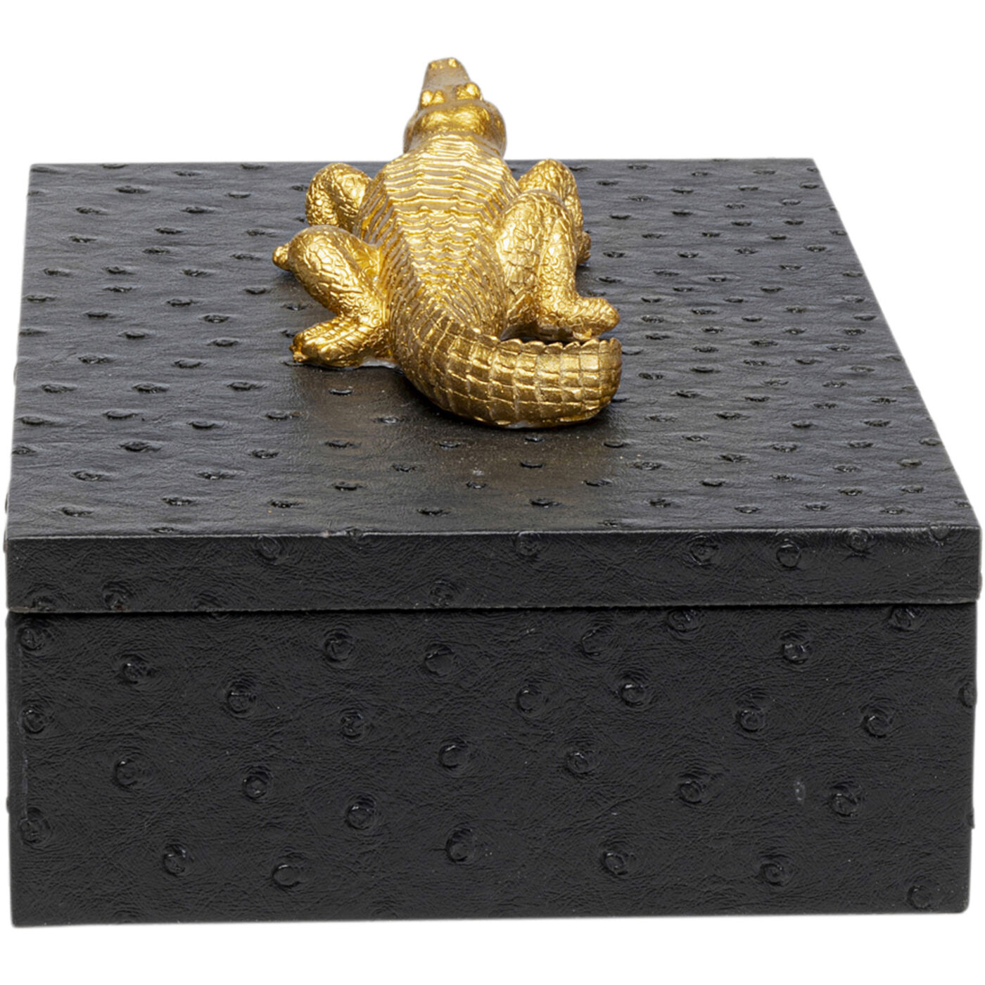 Шкатулка Crocodile Black (2 шт) KARE 56261