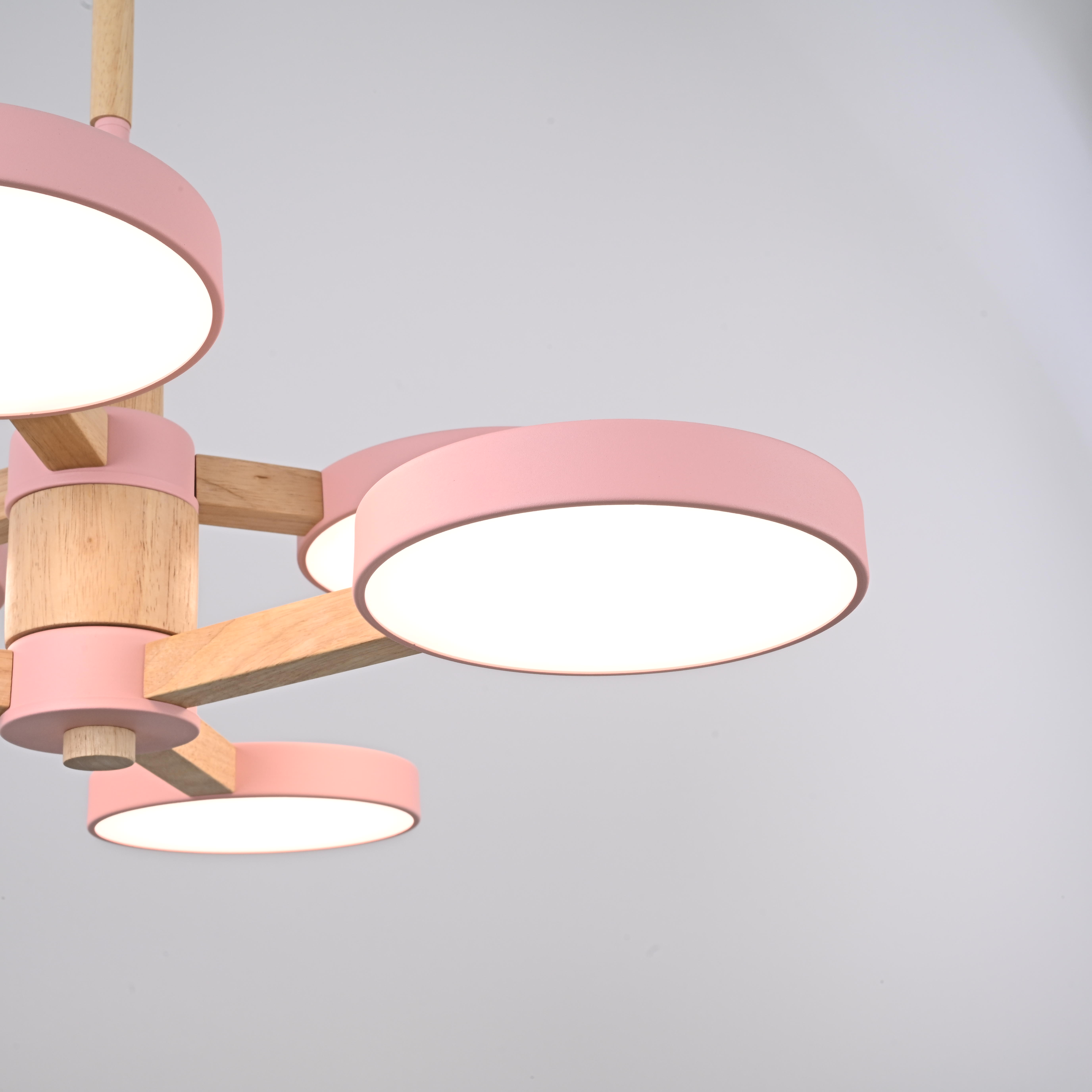 Подвесная люстра TURNA DBL L6 Pink by ImperiumLoft