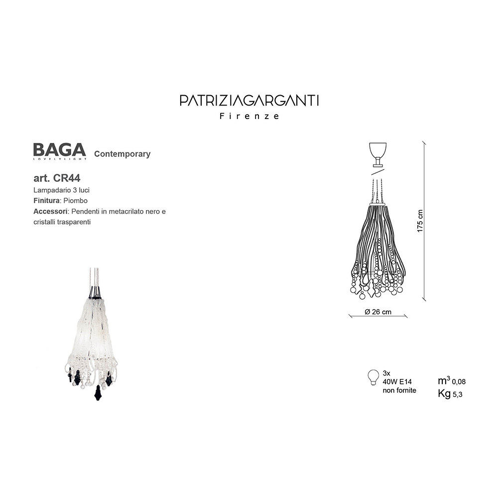 Люстра BAGA CR44