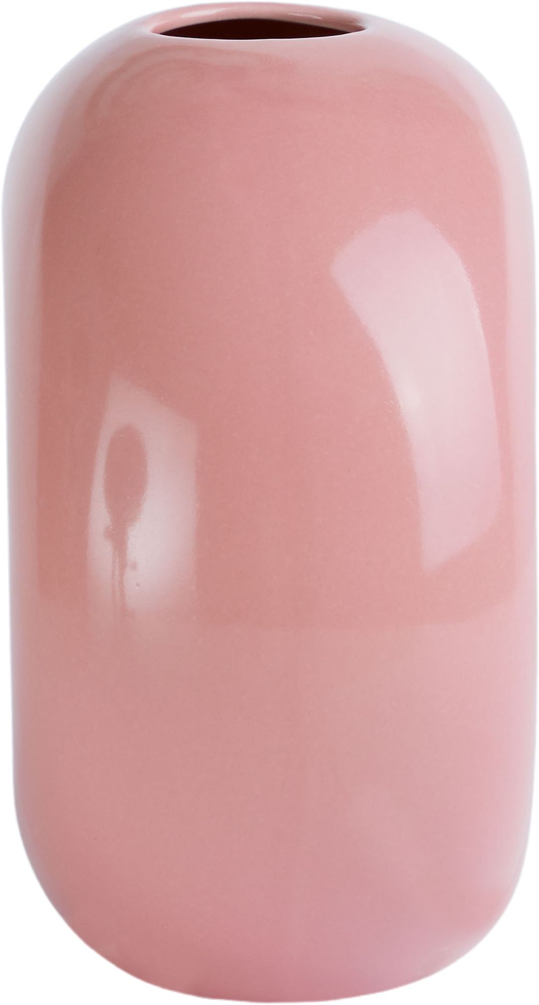Ваза Пончик розовый Glasar 68-022