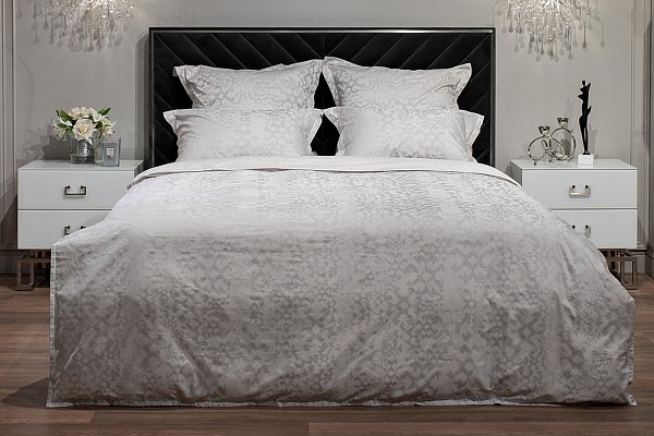 Комплект постельного белья Маттео бежевый с наволочками Garda Decor 130HB-00042