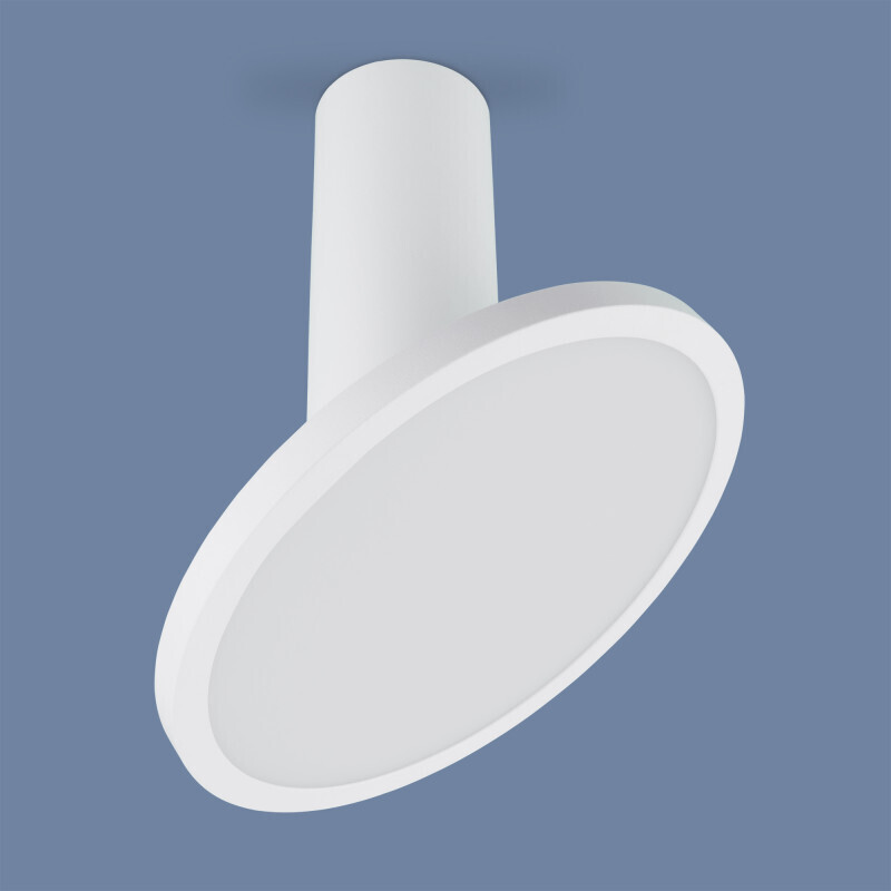 Накладной светильник Elektrostandard DLS029 12W 4200K белый матовый