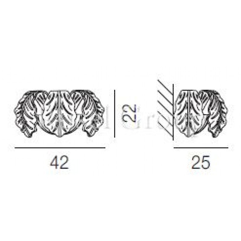 Настенный светильник Vistosi GIUBILEO AP 3F