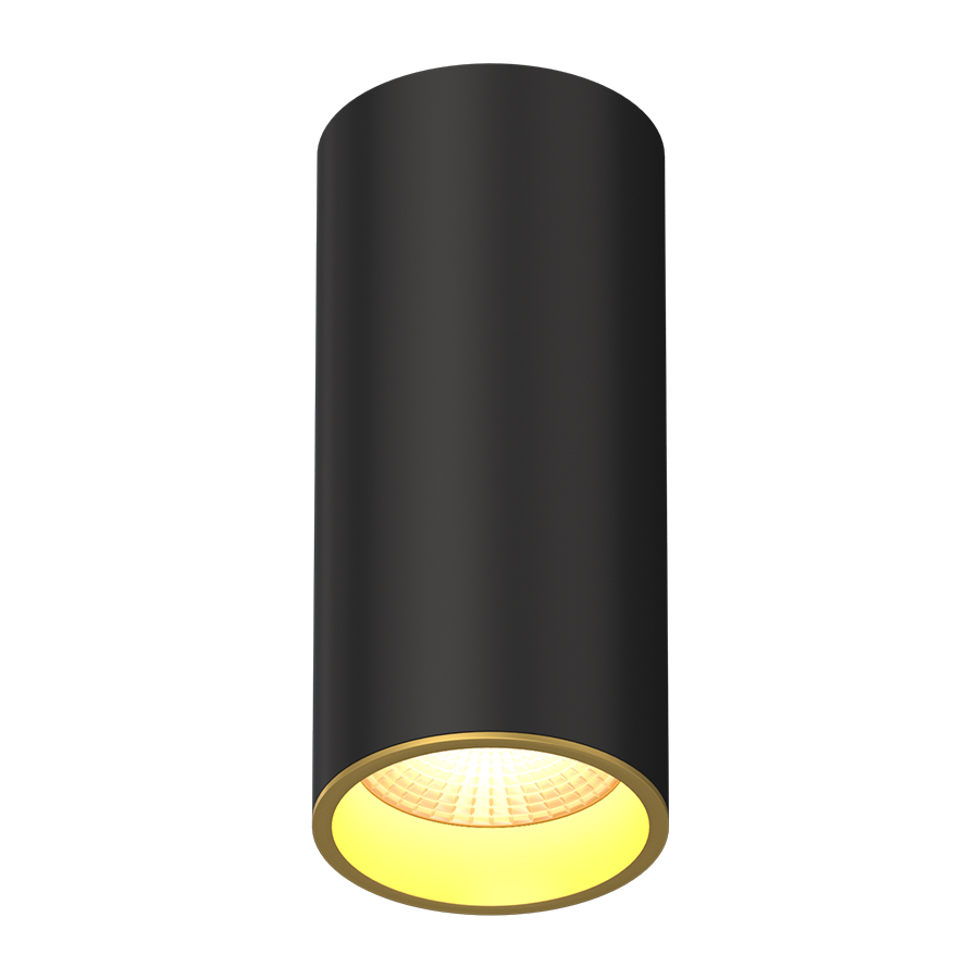 Накладной светодиодный светильник Ledron SLC7392/12W Black-Gold