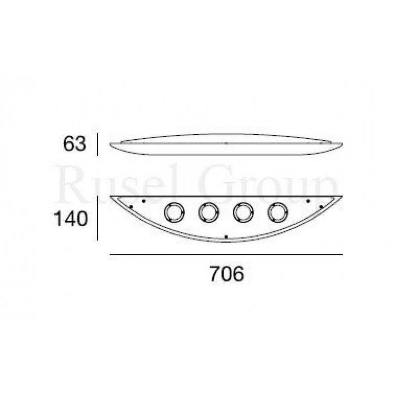 Настенный светильник Linea Light Kyklos 7741