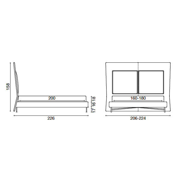 Кровать Twils SP 2802 Alto 22A185I4N