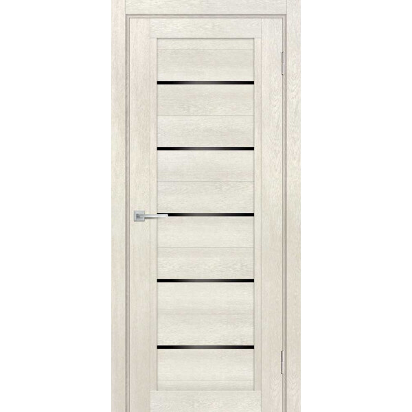 Межкомнатная дверь Graf ТЕХНО-809 черный лакобель Бьянко (1900 х 600)