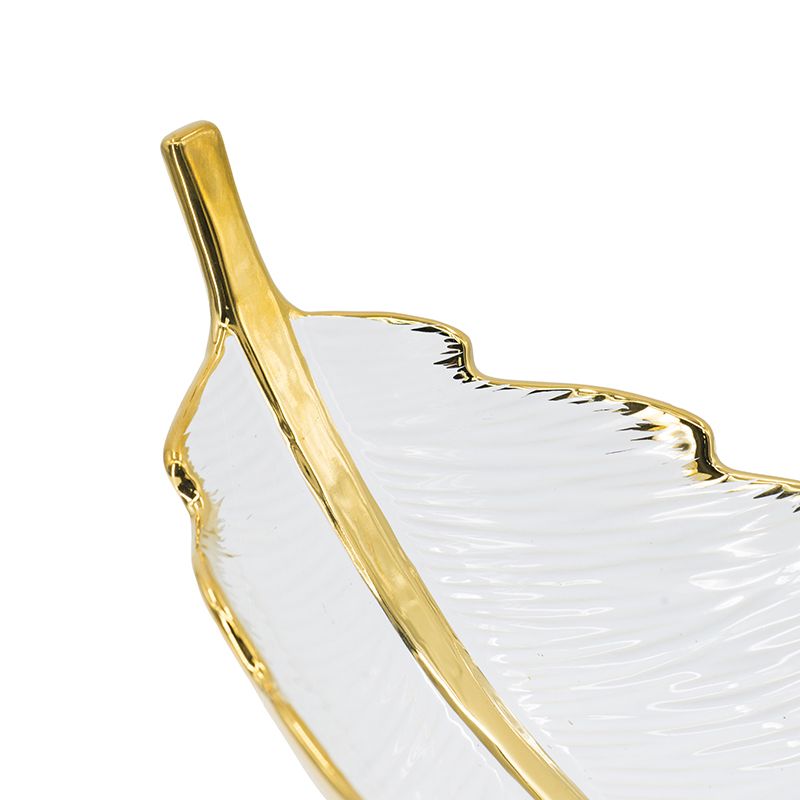 Блюдо декоративное Лист Glasar 8850