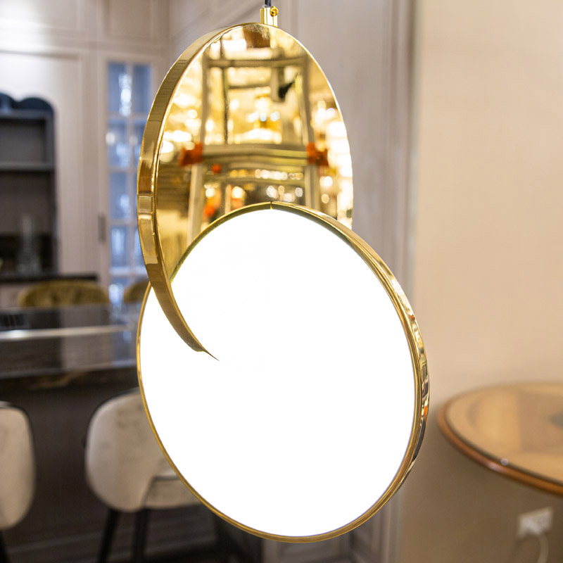 Подвесной светильник ECLIPSE PENDANT LIGHT by broom Gold by ImperiumLoft