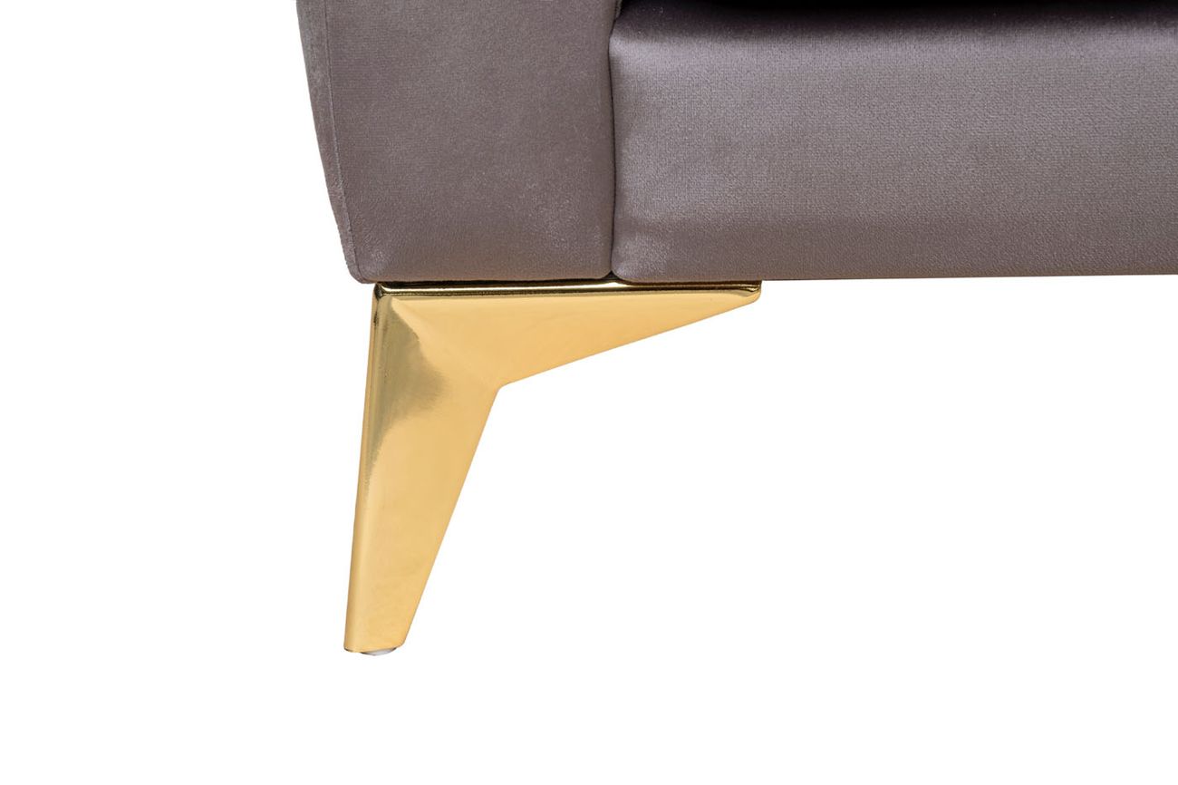 Кресло Siena велюровое серое Garda Decor SIENA-К-2K-Colt017