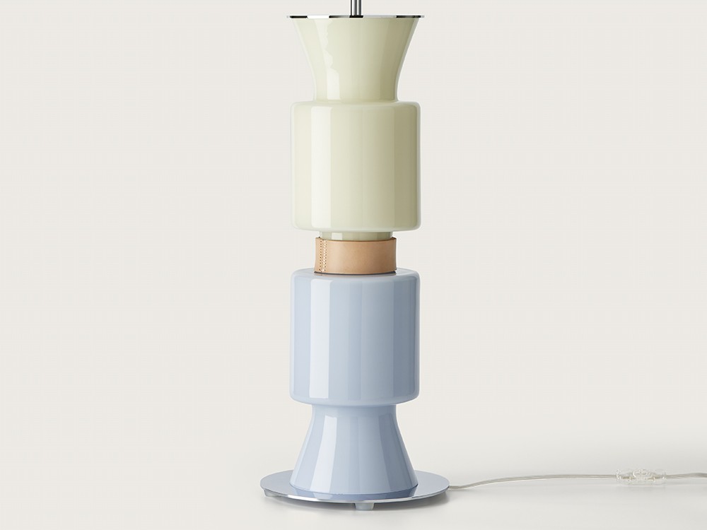 Настольная лампа Ponn Ponn хромированный металл, белый абажур 801011/41 Aromas del Campo