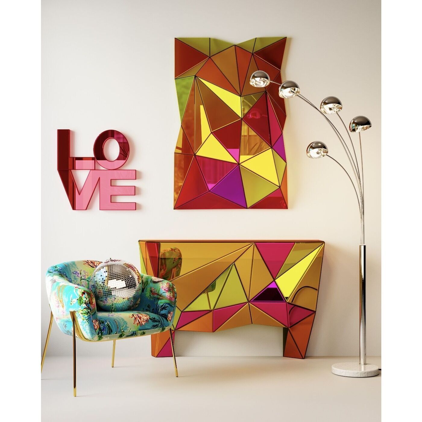 Консоль KARE Prisma 87436