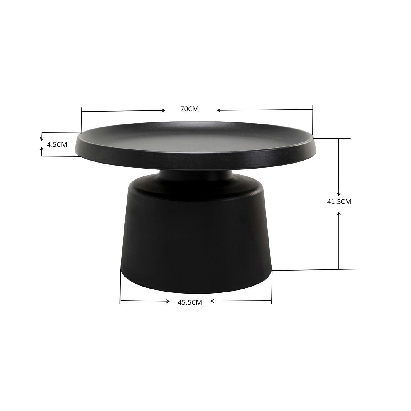 Стол кофейный Lima Ø70cm KARE 70683