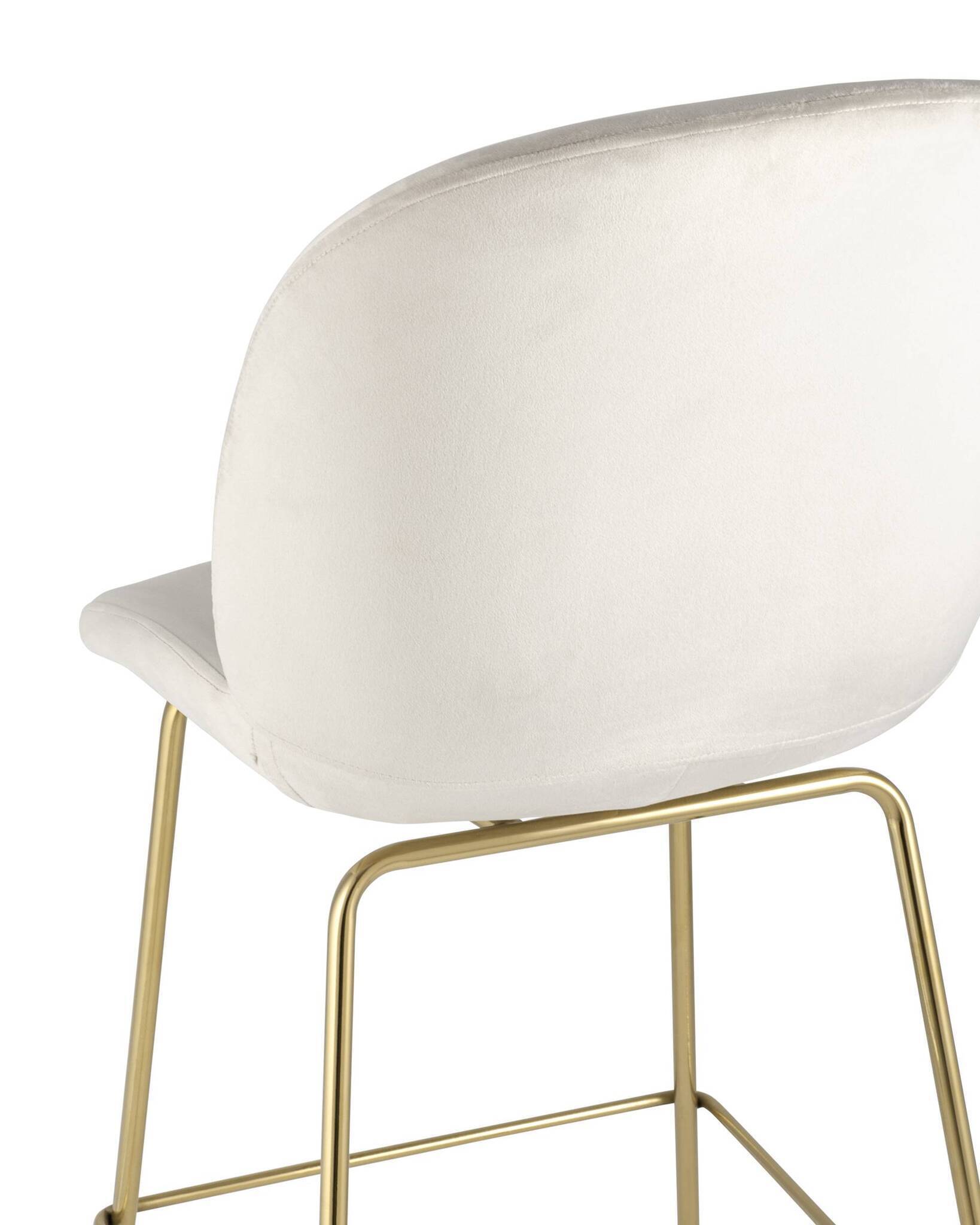 Стул барный Beetle со спинкой бежевый Stool Group