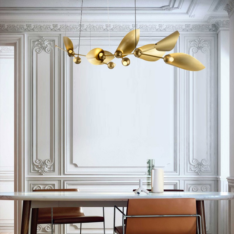 Подвесная люстра LAVRA A7 Латунь+Мокоо by ImperiumLoft