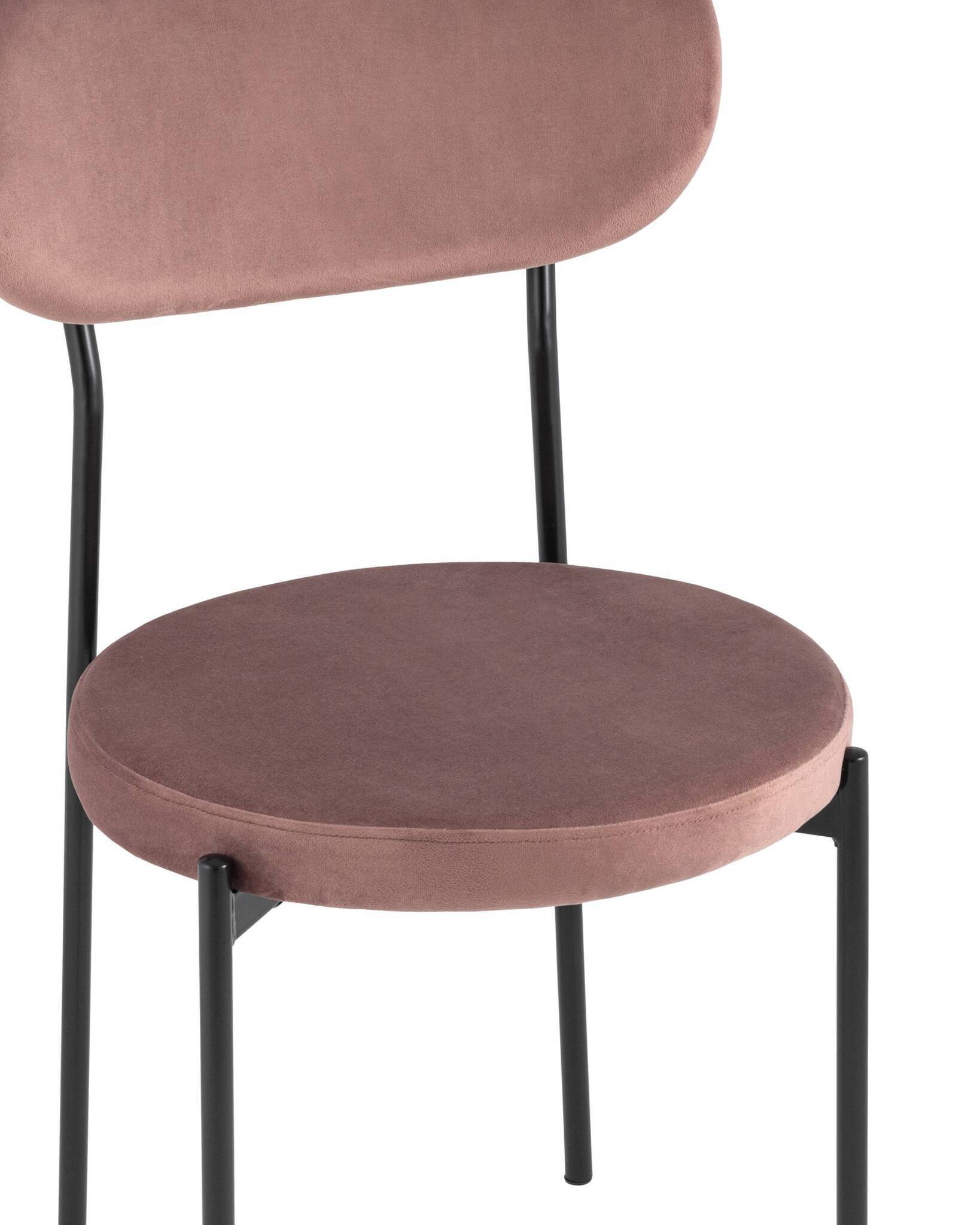 Стул Барбара велюр пыльно-розовый Stool Group