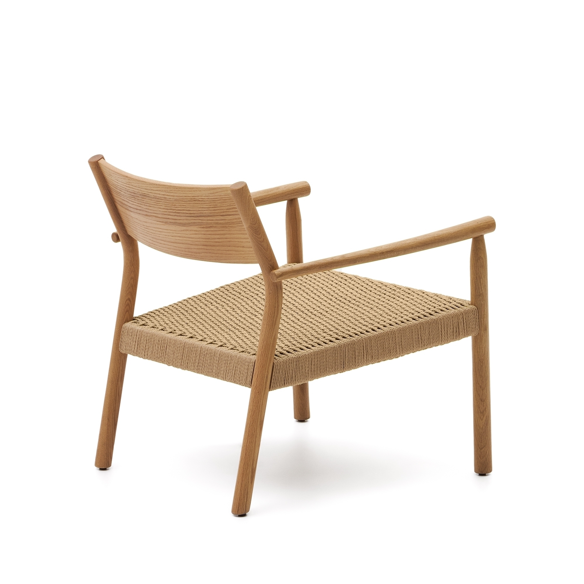 Yalia Кресло из массива дуба с натуральной отделкой и сиденьем из 100% веревки La Forma (ex Julia Grup)