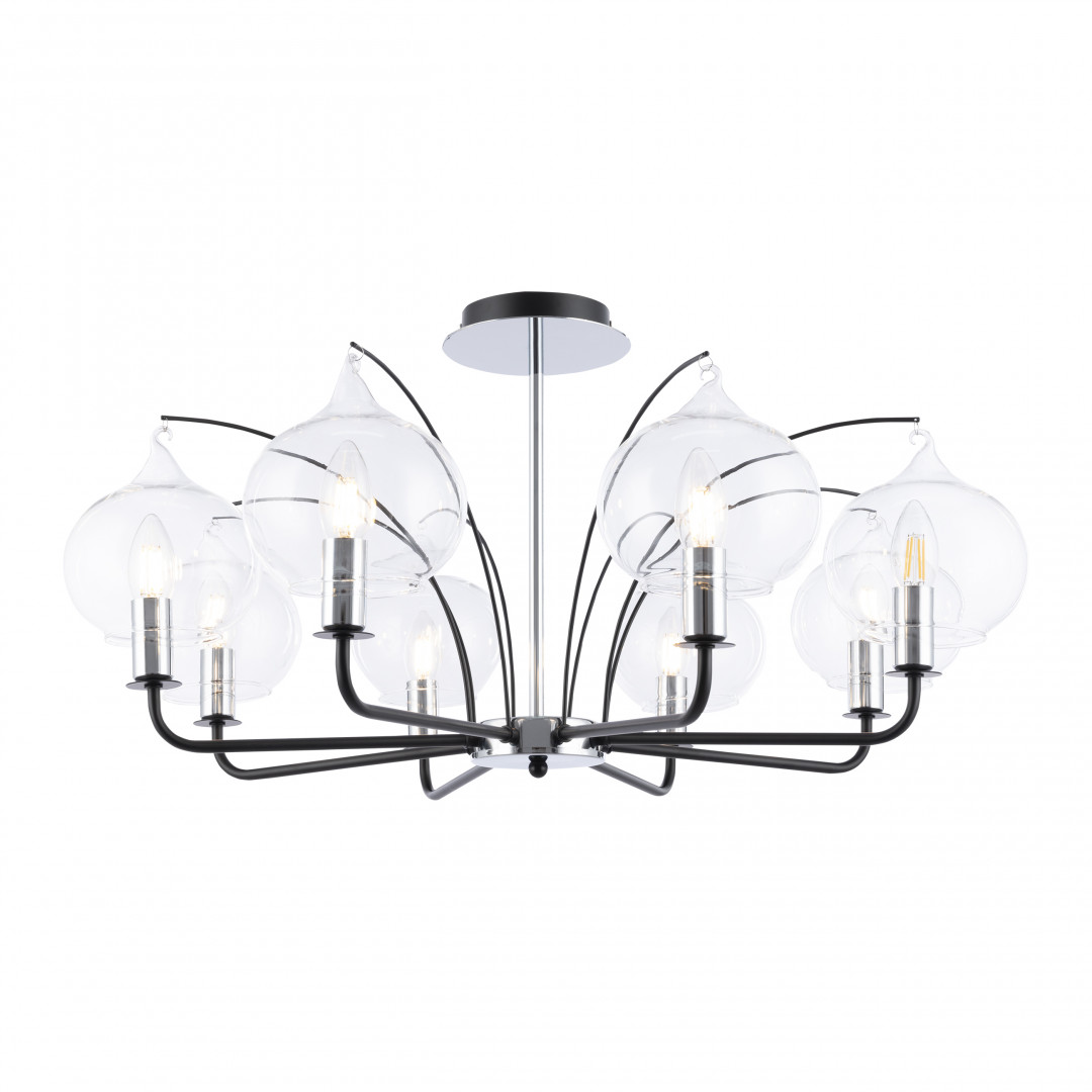 Люстра с плафонами 321007/8 BK.CR Arte Milano