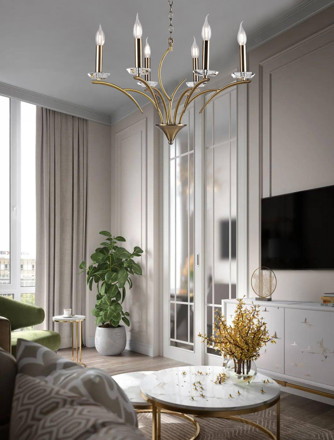 Люстра Milosh tendence 0800CL-6GD