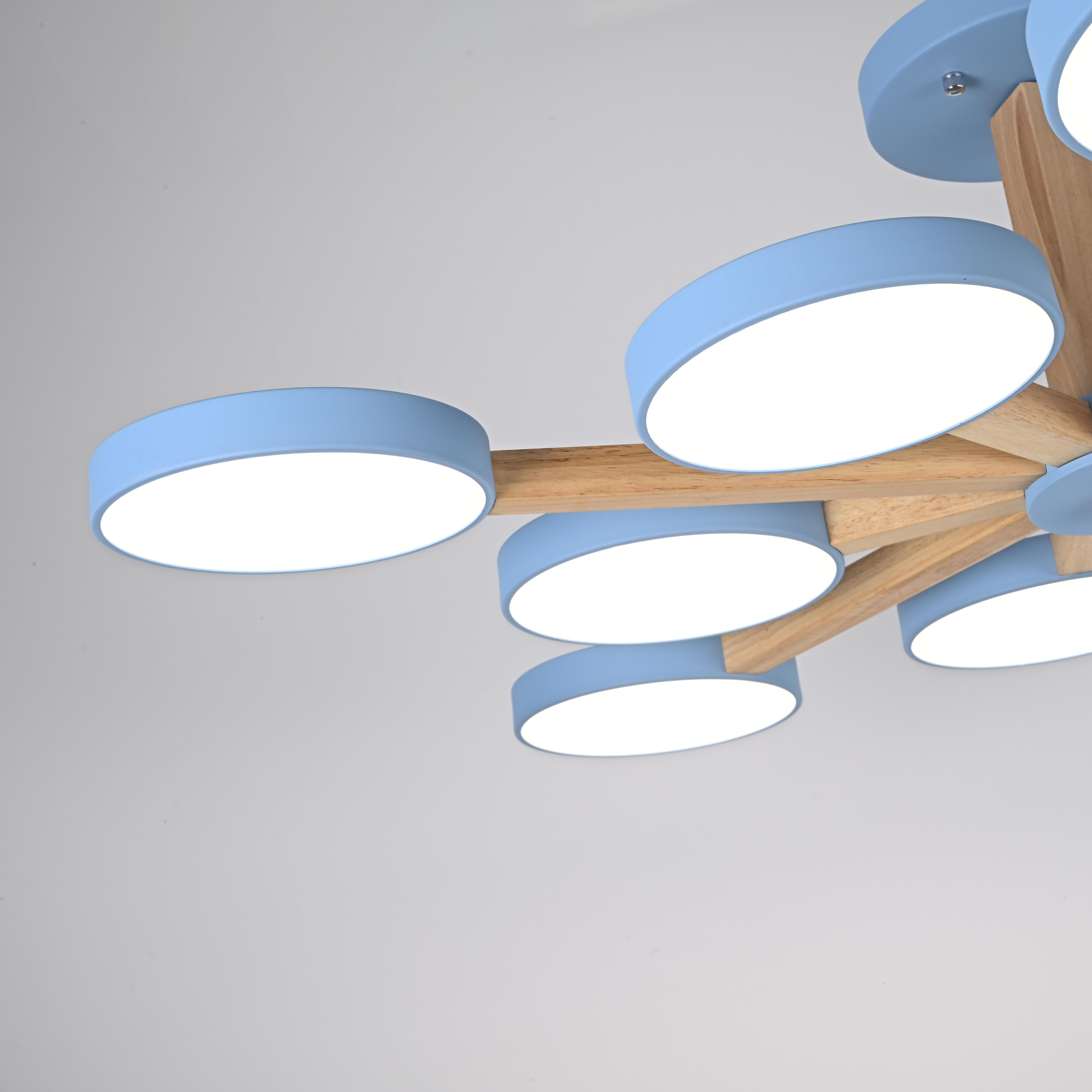 Потолочный светильник TURNA L10 Blue by ImperiumLoft