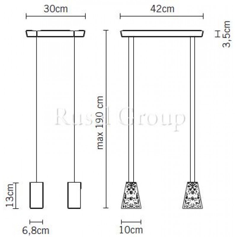 Подвесной светильник Fabbian Vicky D69 A07 00