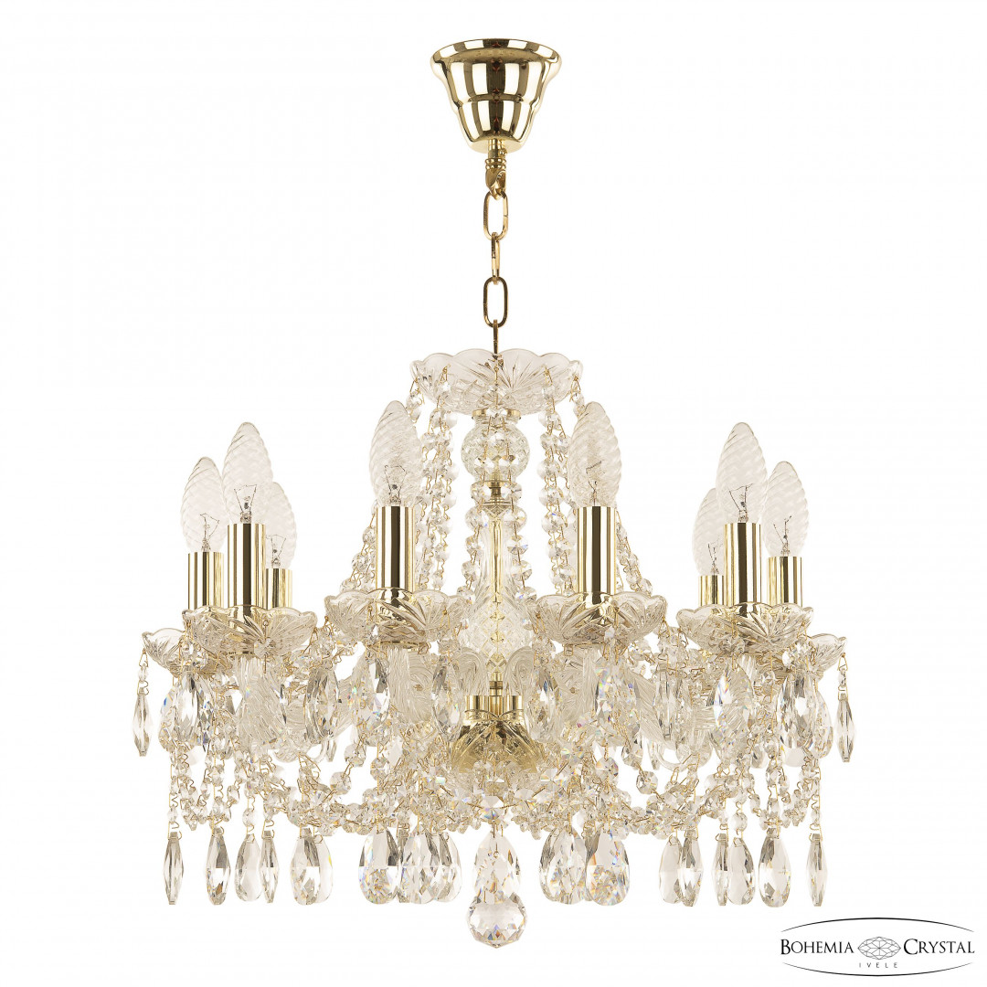 Люстра хрустальная 107/10/165 G Bohemia Ivele Crystal