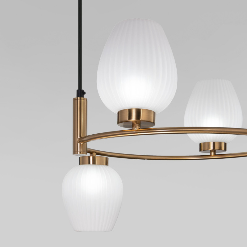 Подвесная люстра Eurosvet 30183/4 латунь