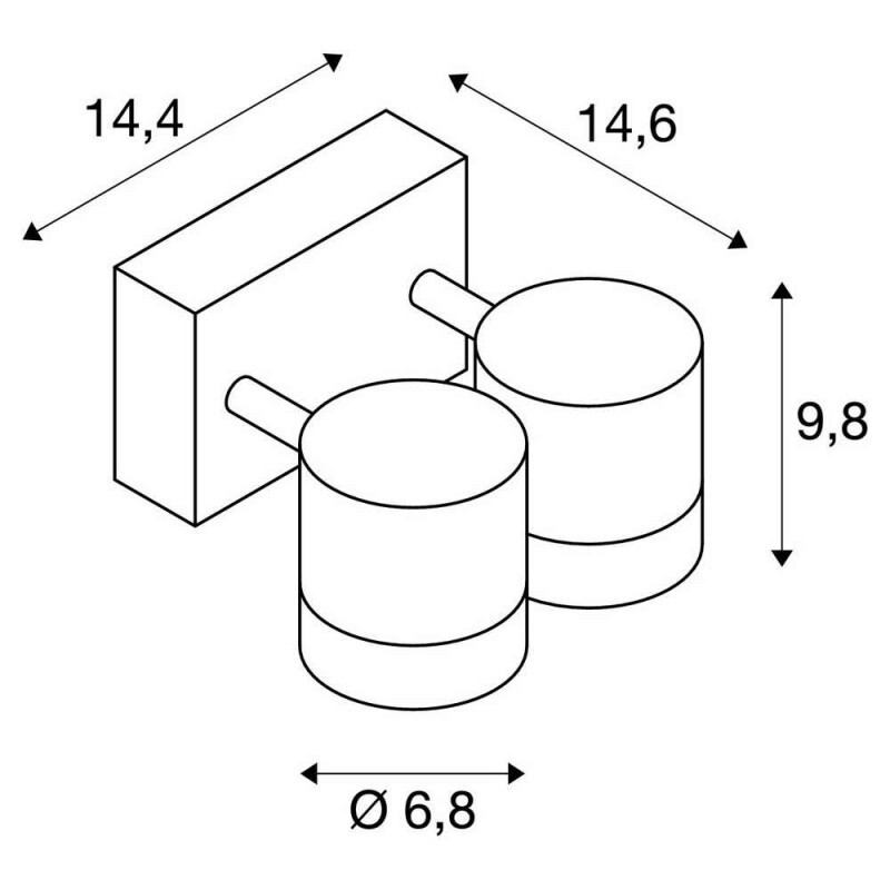 Настенный светильник SLV 233095