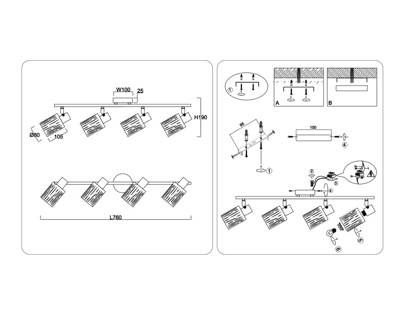Спот Ambrella Light TR8670