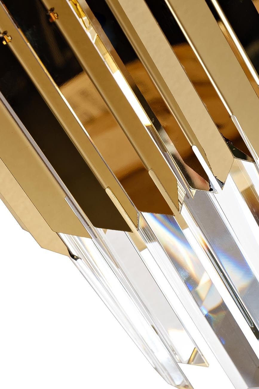 Бра с кристаллами (золото) Garda Decor 62GDM-81006