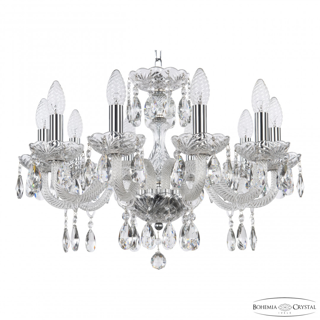 Люстра хрустальная 117/10/195 Ni Bohemia Ivele Crystal