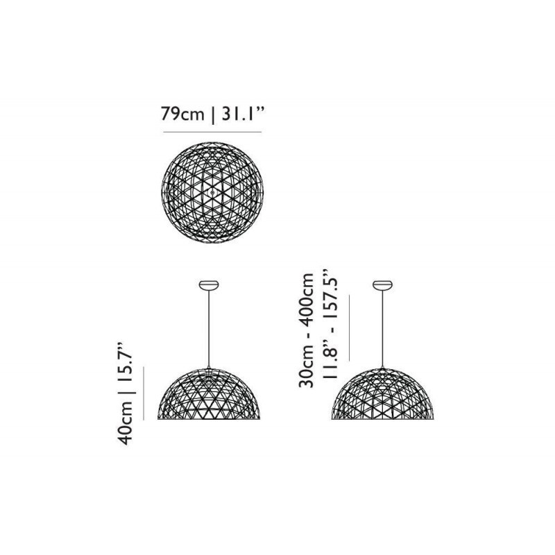 Подвесной светильник Moooi Raimond Dome 79 dimmable