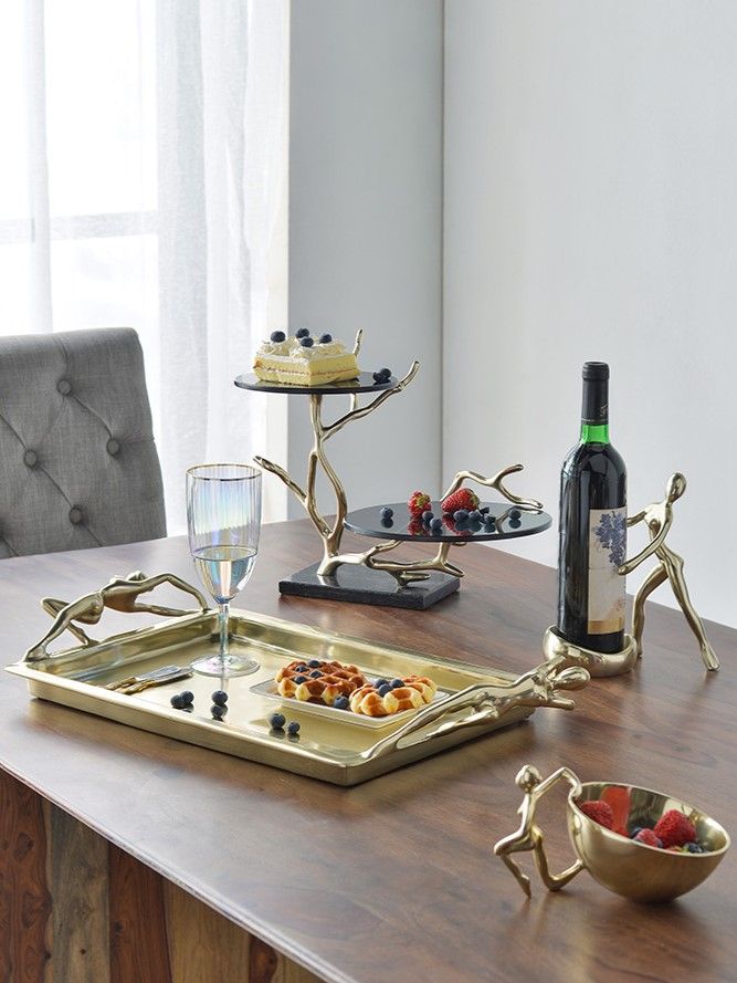 Поднос декоративный Силуэт Glasar 48448