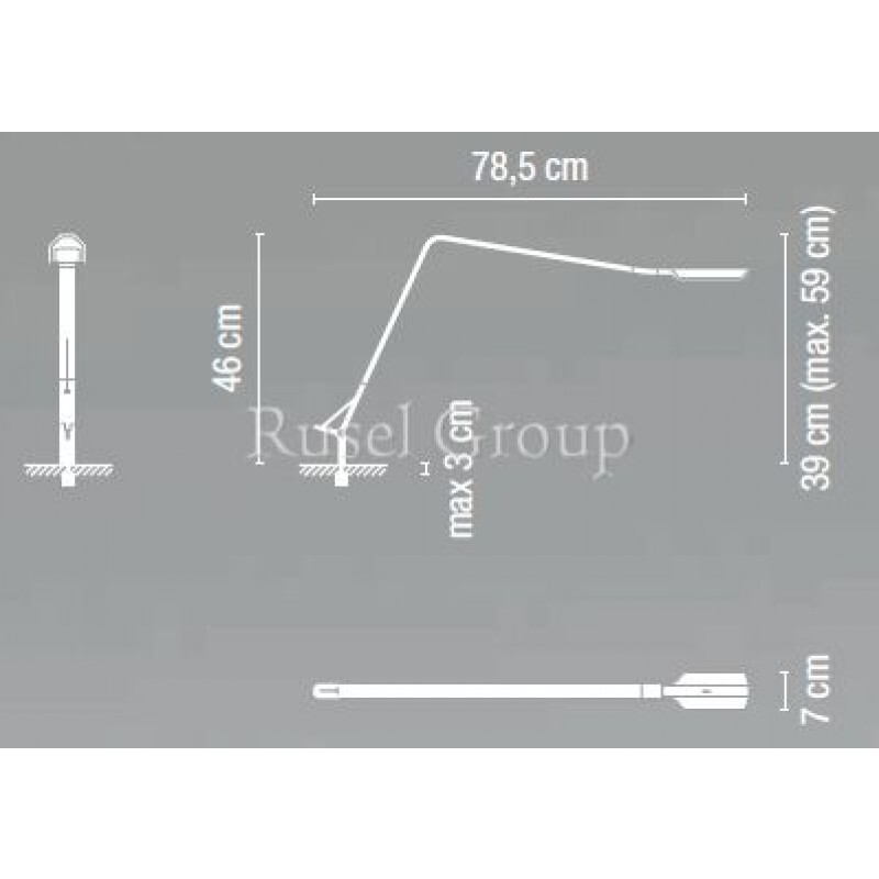 Настольная лампа Vibia Flex 0755