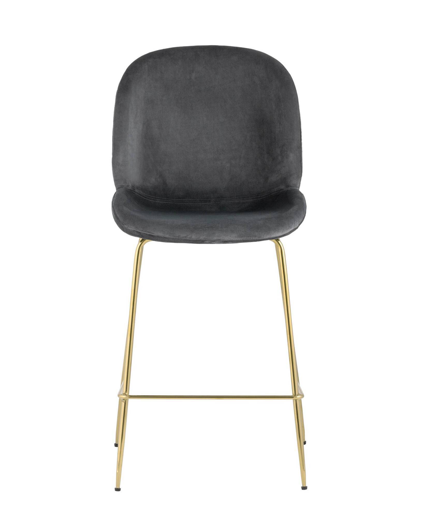 Стул полубарный Beetle со спинкой серый Stool Group