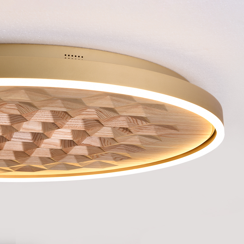 Потолочный светильник HONEY D60 White/Dark wood by ImperiumLoft