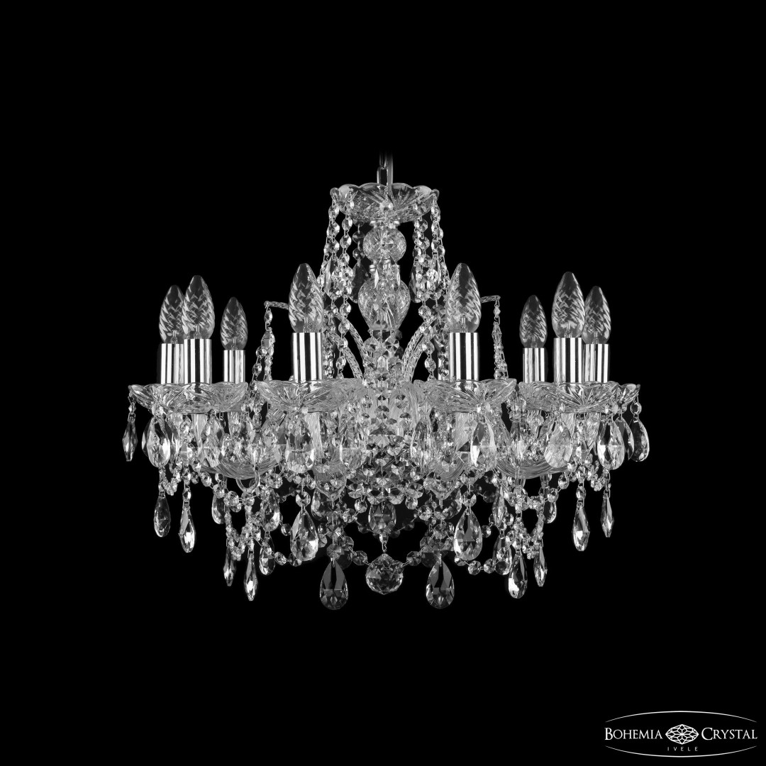 Люстра хрустальная 1411/10/195 Ni Bohemia Ivele Crystal