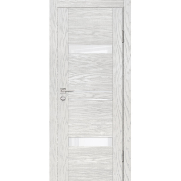 Межкомнатная дверь Graf PSM-12 белоснежный лакобель Дуб скай бежевый (2000 х 600)