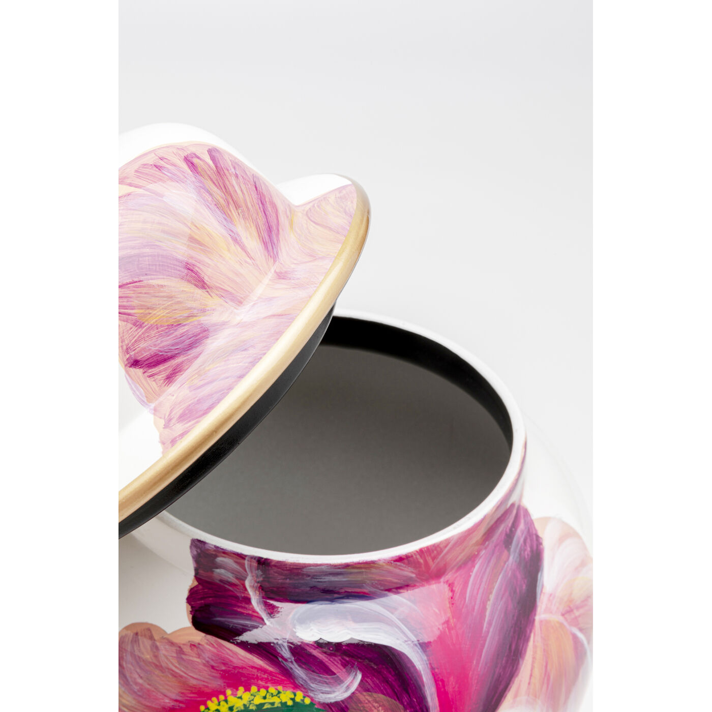 Банка декоративная Lillies Pink Ø26cm KARE 58108